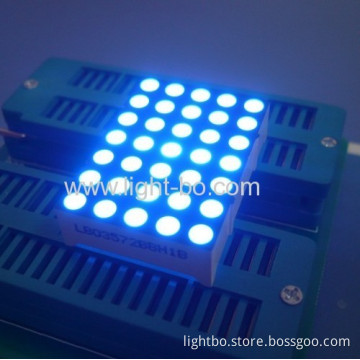 1.26" 3mm 5 X 7 Blue Dot Matrix Led Display For Moving Signs,message Boards 